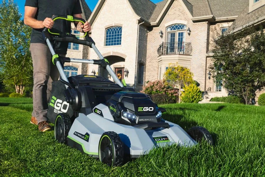propelled lawn mower